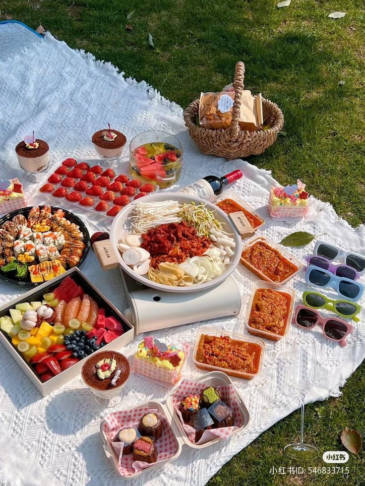 Han River picnic in Seoul