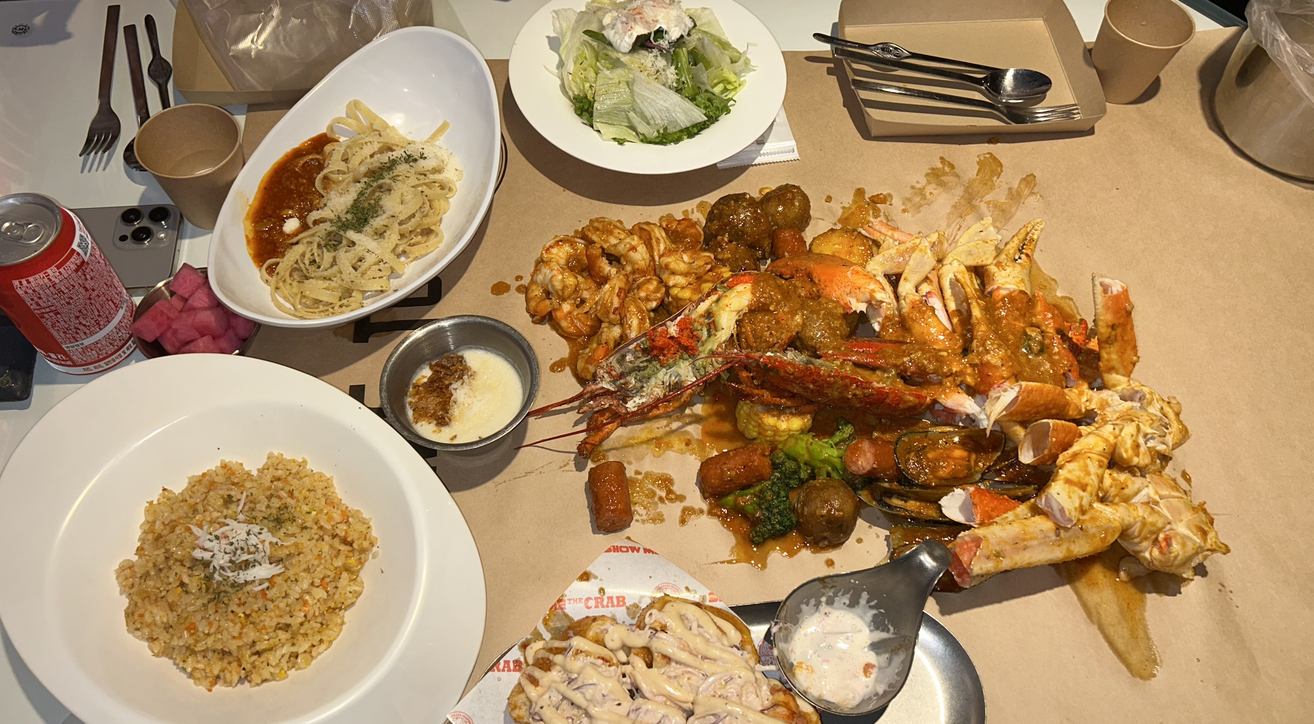 3. What We Ordered: The ₩134,000 Boiling Crab Trio