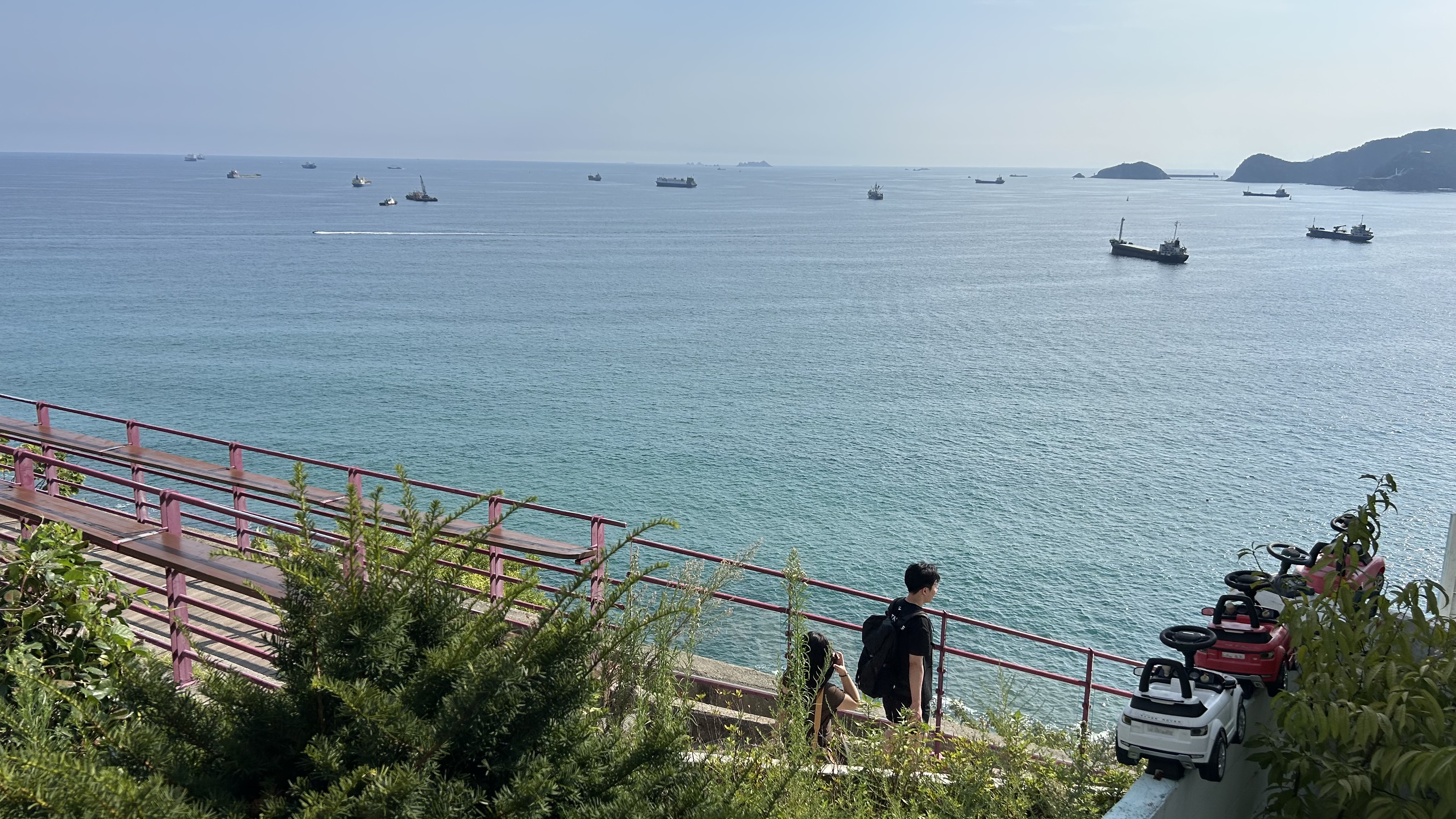 1. This Is the Famous Ocean-View Foot Spa in Busan