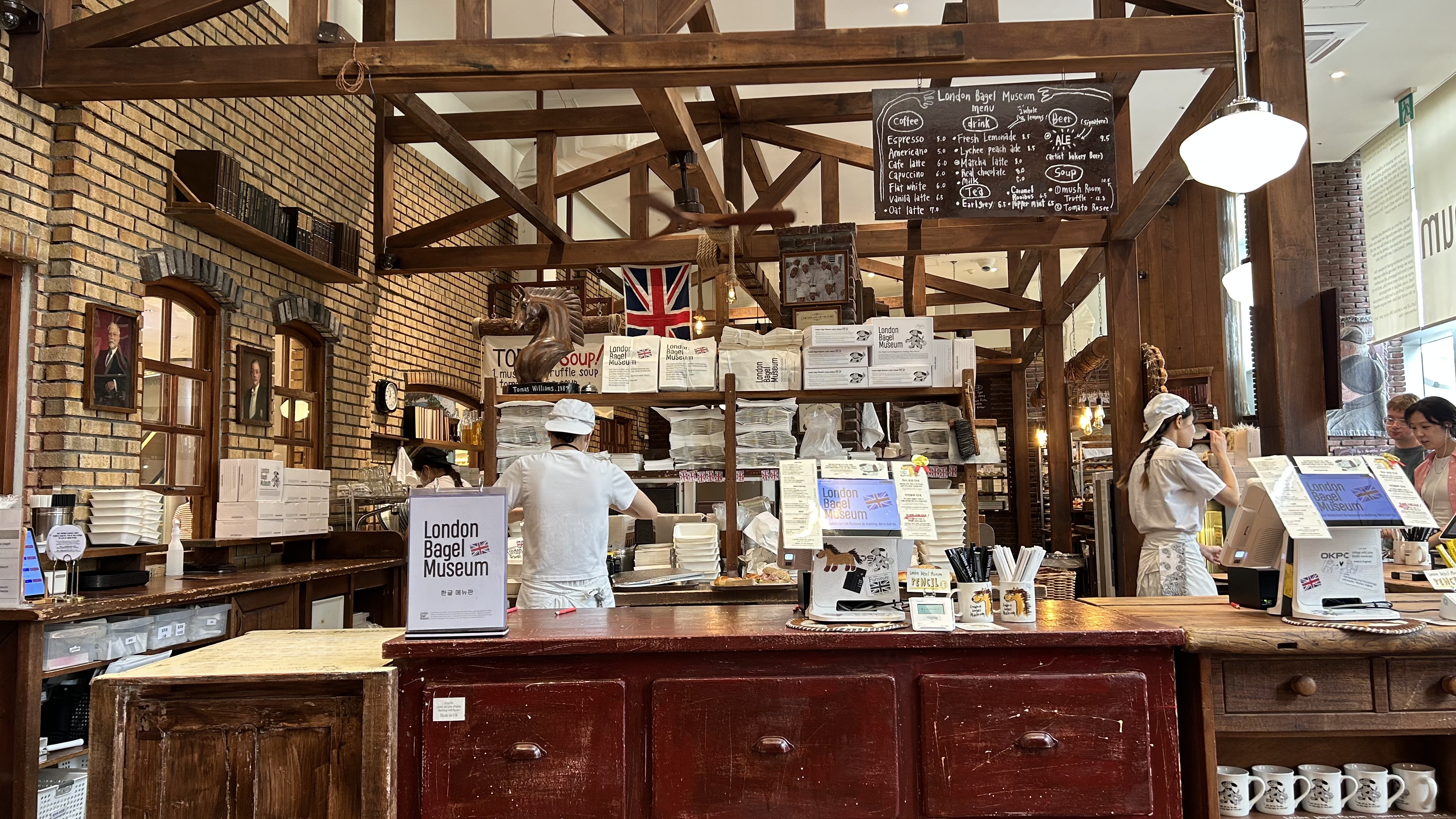 3. The British-Themed Interior Is Half the Fun