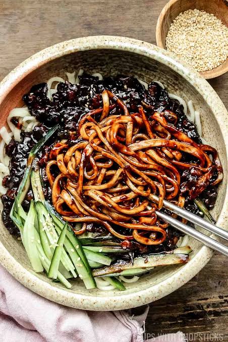 3. Jjajangmyeon: Cheap Korean-Chinese Comfort Food