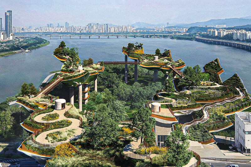 2. See Seoul Light Hangang Bitseom at Nodeul Island