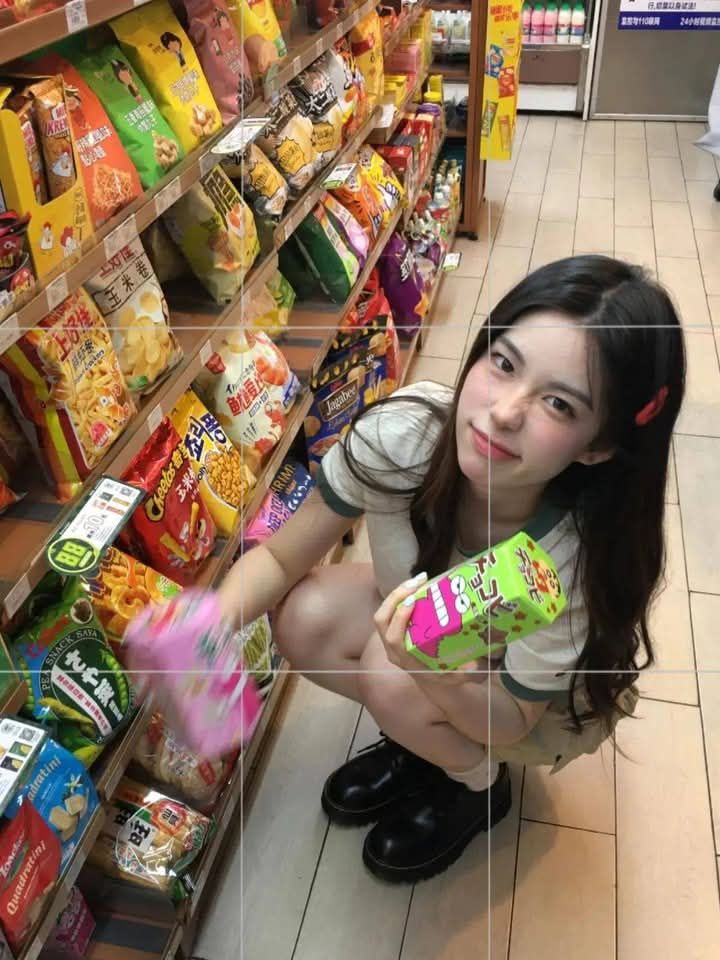 Korean convenience store snacks and drinks