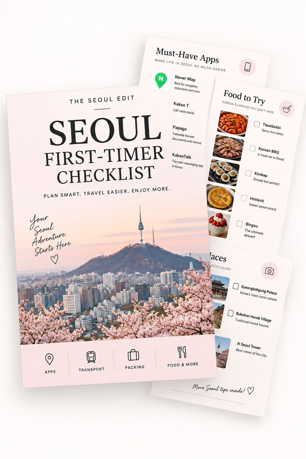 Preview of The Seoul Edit Seoul First-Timer Checklist