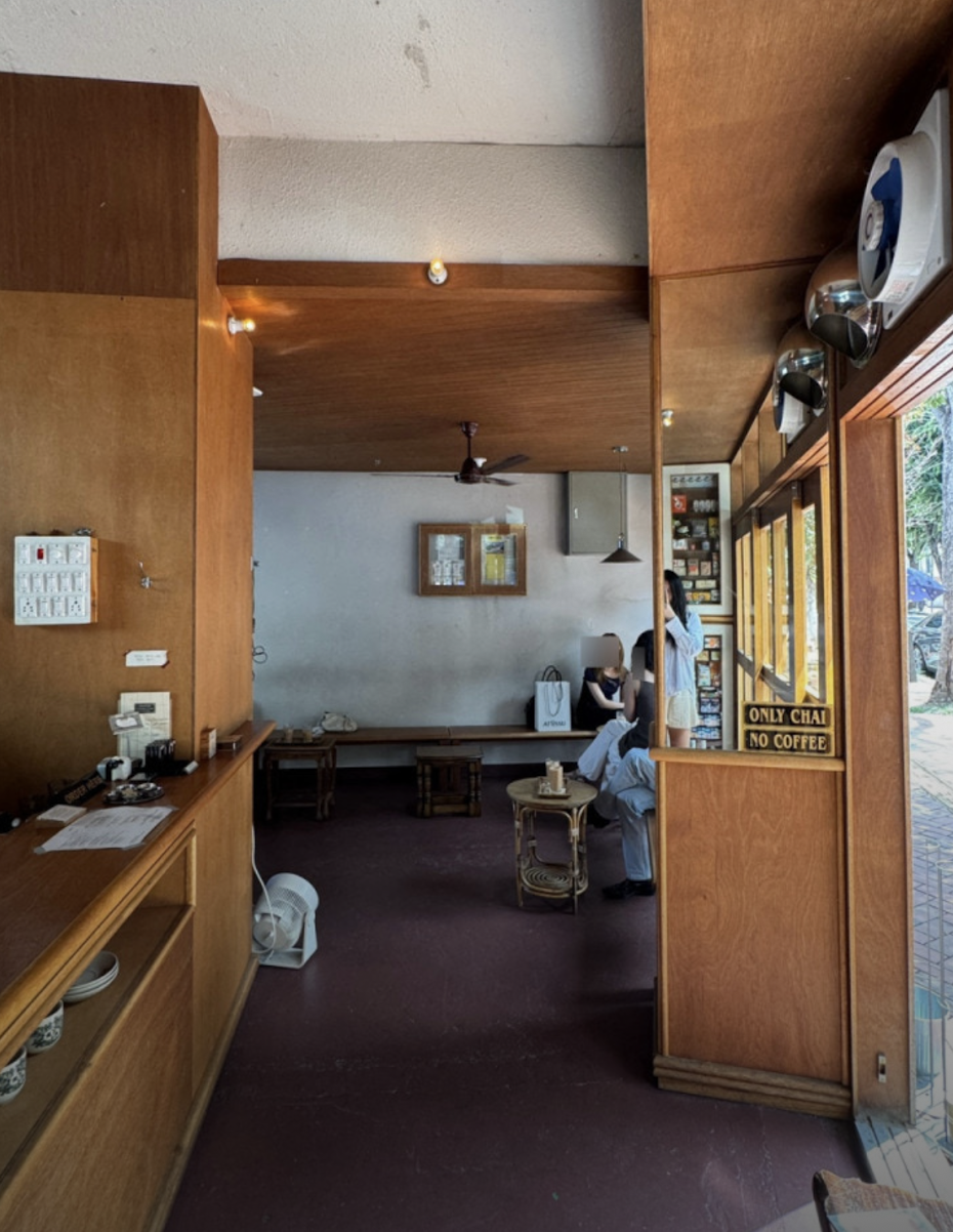 3. Inside the Tiny Café