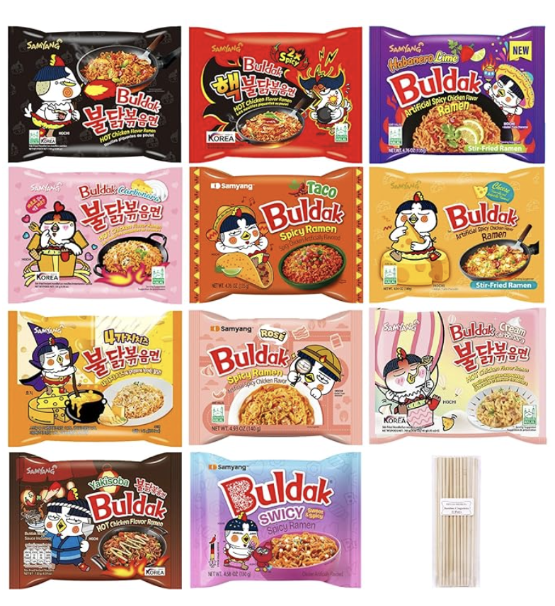 Buldak Ramen Variety Pack
