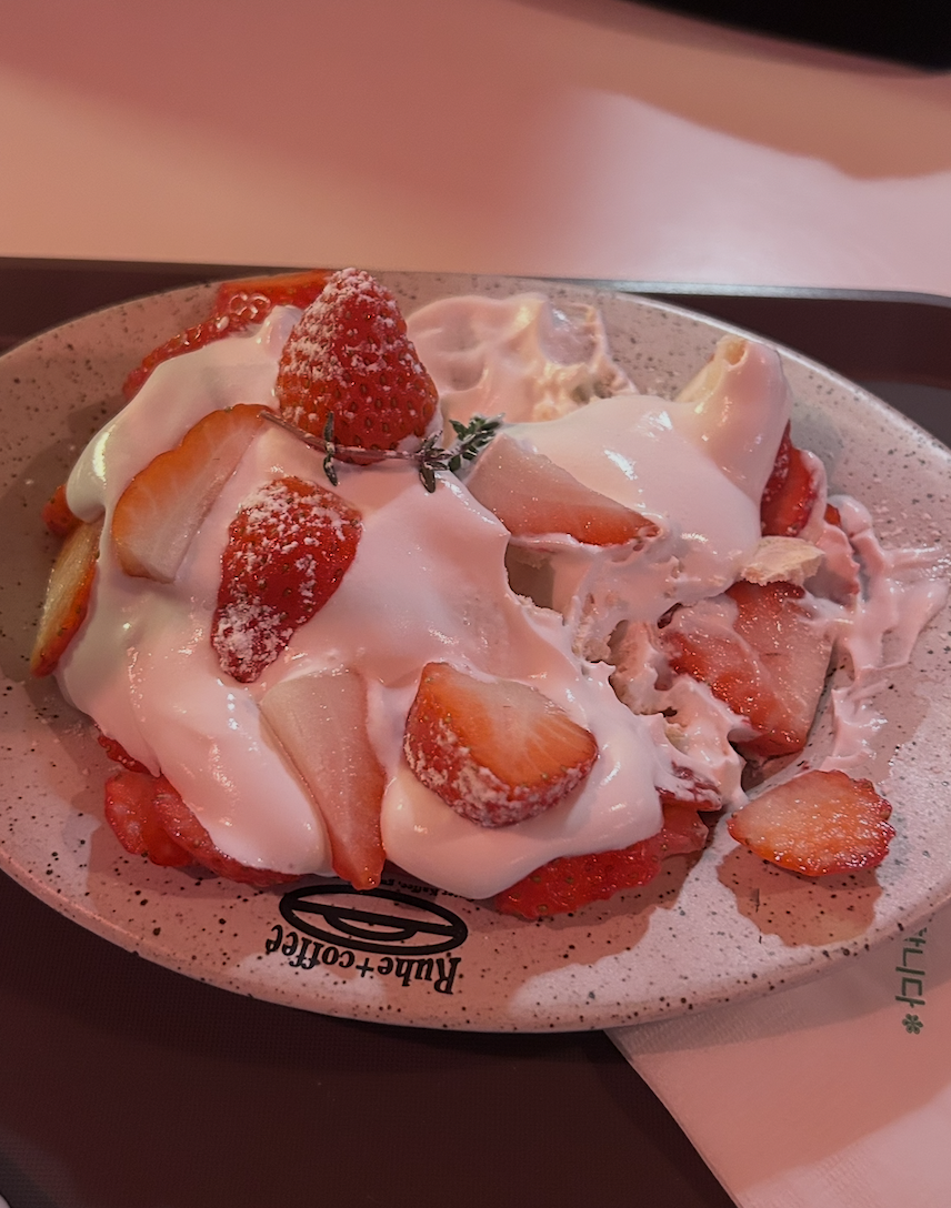 3. The Strawberry Pavlova Was the Best Part
