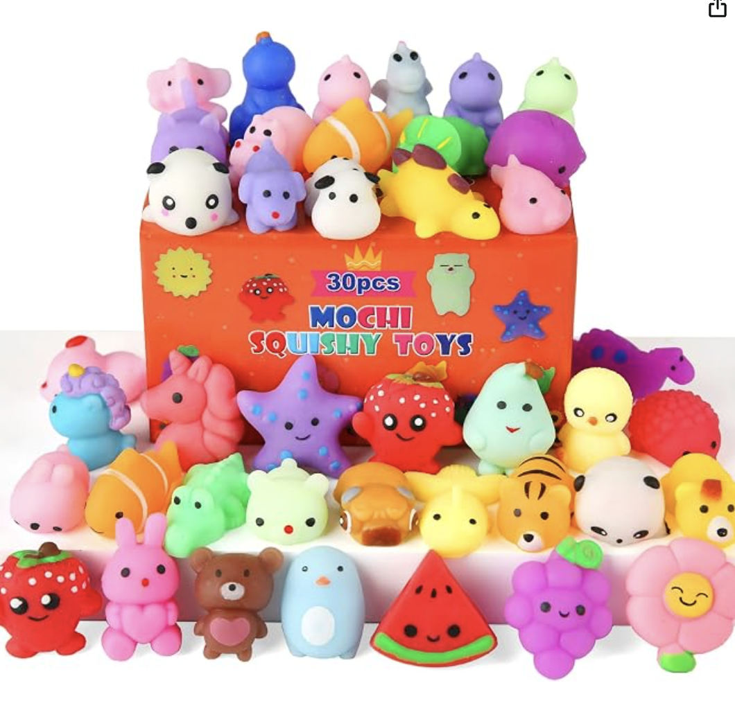 30 Pack Kawaii Squishy Toys